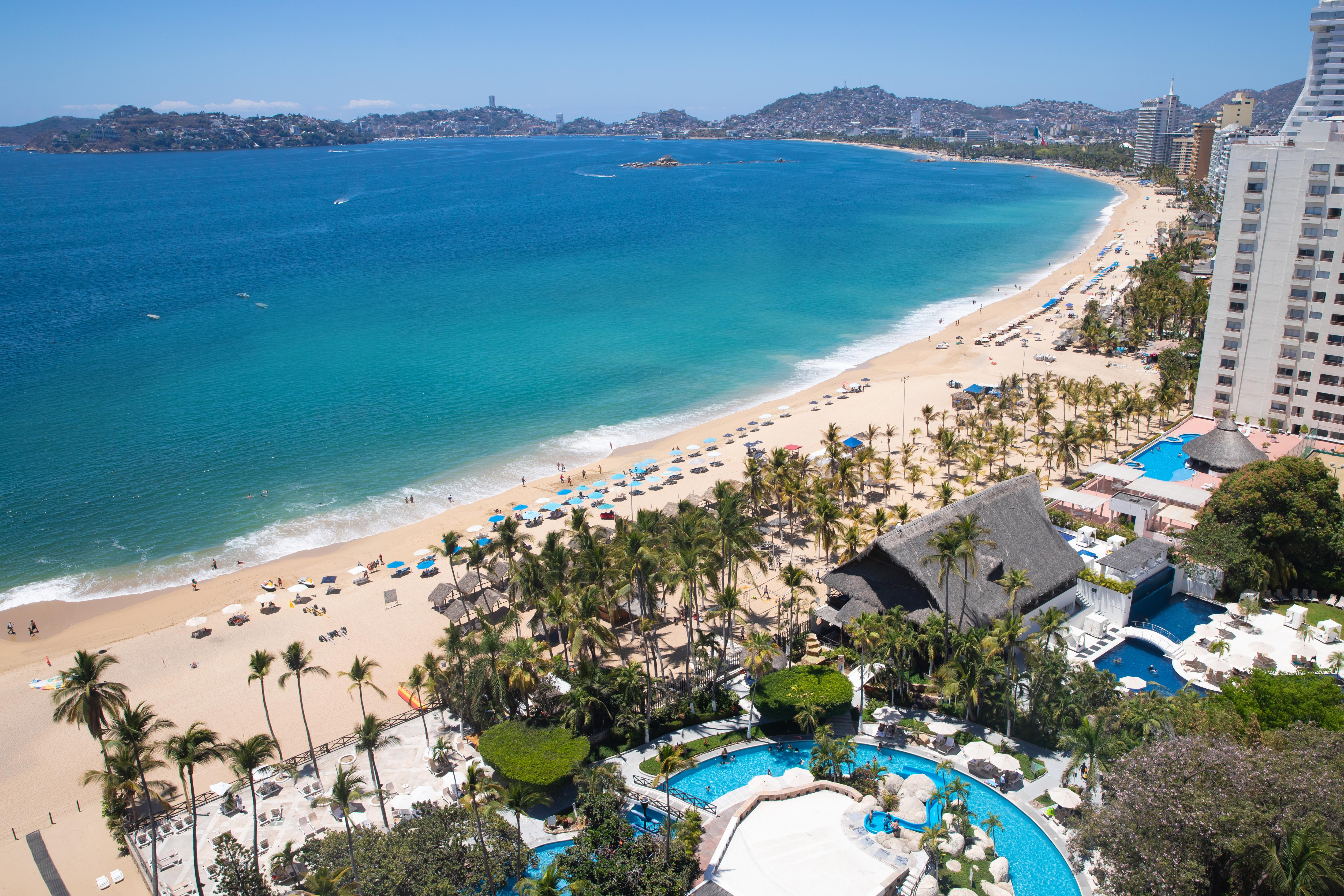 Emporio Acapulco Exterior foto Aerial view of the Bay of Acapulco